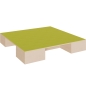 Preview: Quadratpodest 2 Garagen f. Rollkästen 150 x 150 cm